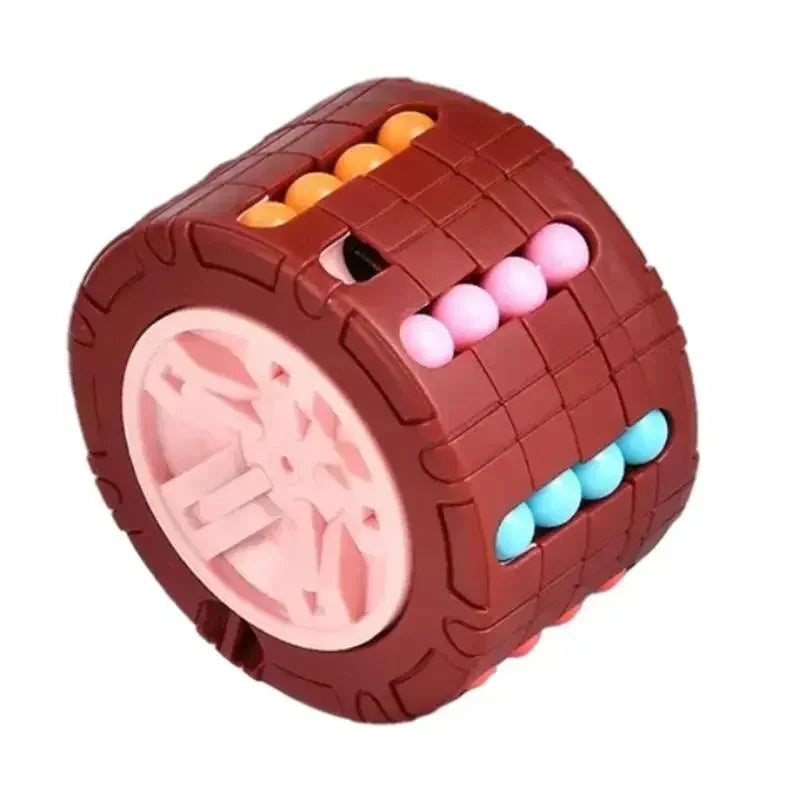 Magical Bean Rotate & Slide Puzzle: 3D Cylinder Fidget Toy
