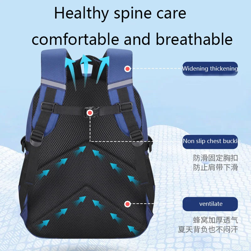 Waterproof Astronaut School Backpack for Boys
