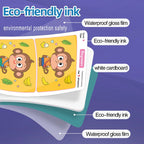 Find Differences Card Game Reusable Cartoon Educational Puzzle for Kids Three Difficulty Levels for Focus and Attention Training
