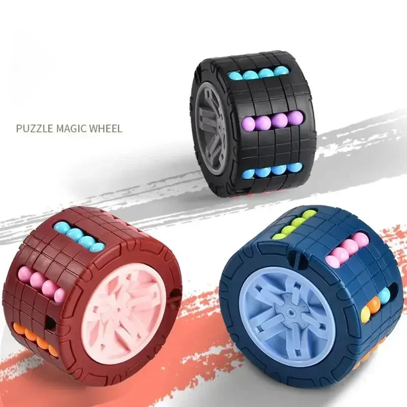 Magical Bean Rotate & Slide Puzzle: 3D Cylinder Fidget Toy