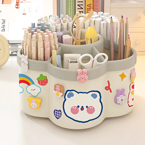 360° Rotating Desk Organizer & Pen Holder