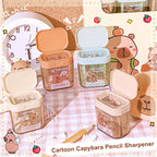Cute Cartoon Capybara Double Hole Pencil Sharpener