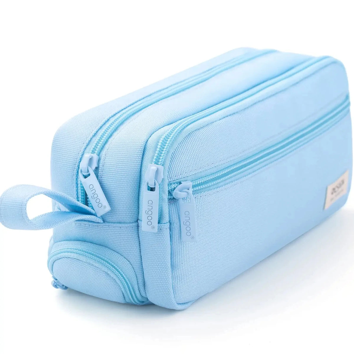 Large Capacity Multi-Compartment Zippered Pencil Pouch
