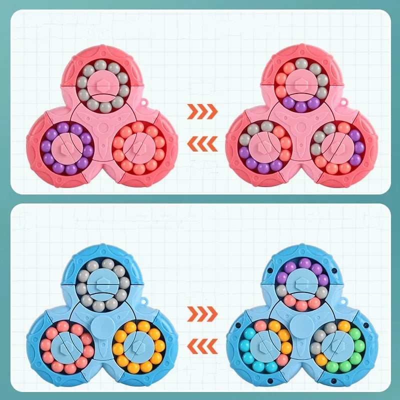 6-Sided Rotating Magic Bean Puzzle