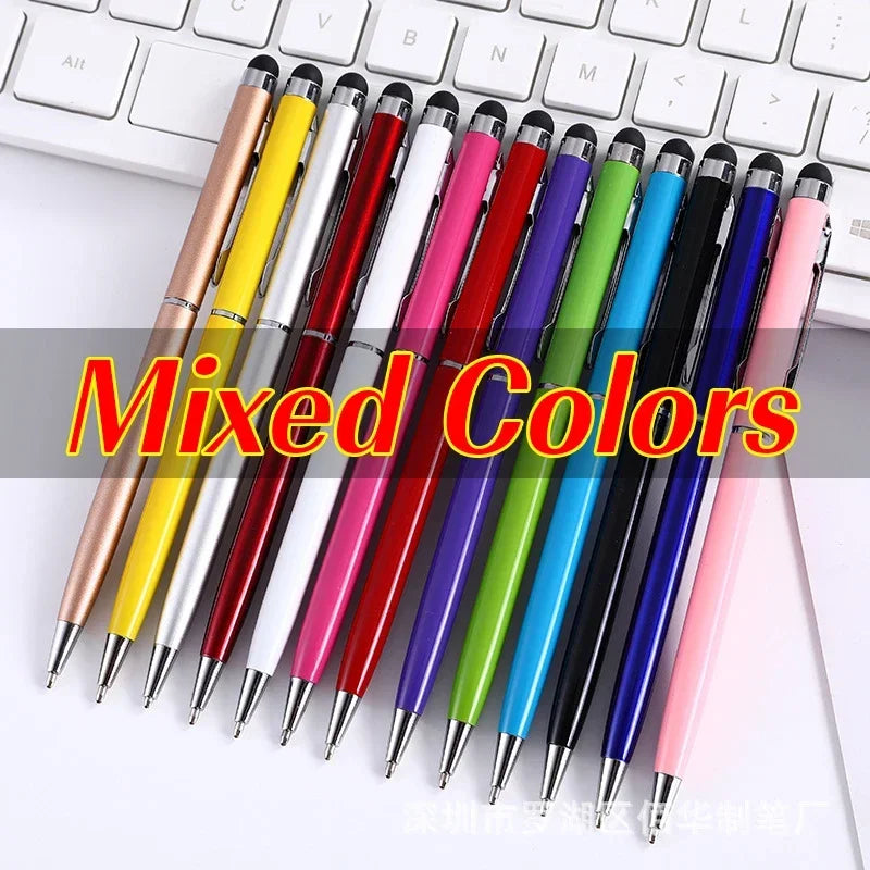 Custom Engraved 2-in-1 Mini Stylus Ballpoint Pens