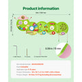 SucceBuy Caterpillar Children Wall Busy Board 12 Activities Montessori Sensory Learning Center for Kids 3-12 Years Playroom Toys