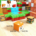 Mine World Magnetic Building Blocks | Kids STEM Magnet Cube Set