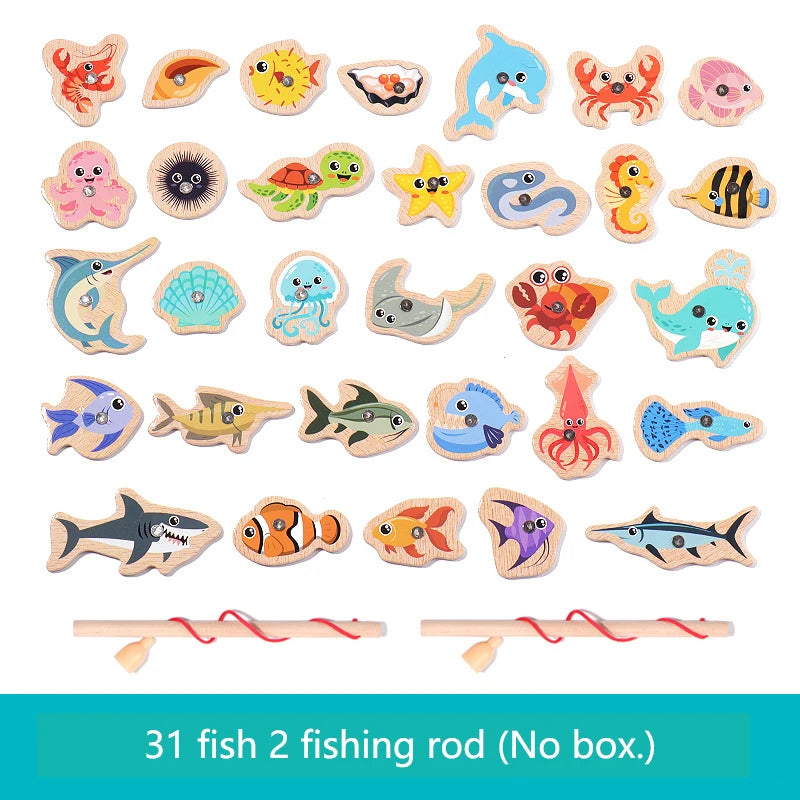 Under the Sea Wooden Fishing Toy