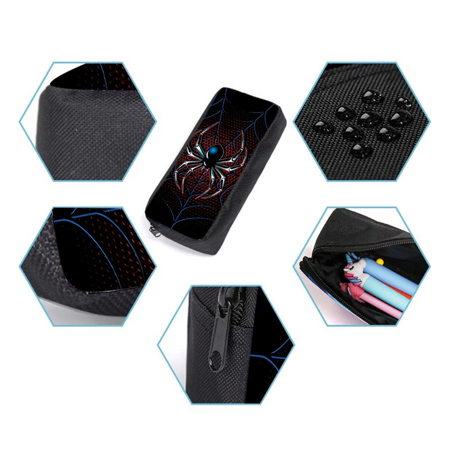 3D Spider Backpack 3-Piece Set for Boys & Girls