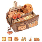 Cute Cartoon Capybara Zippered Pencil Case & Makeup Bag