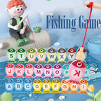 Montessori 3-in-1 Wooden Fishing & Sorting Game