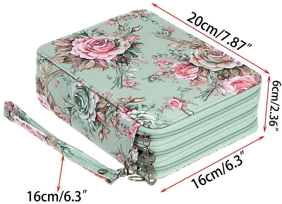 Large Capacity Multi-Slot School Pencil Case Organizer for Girls