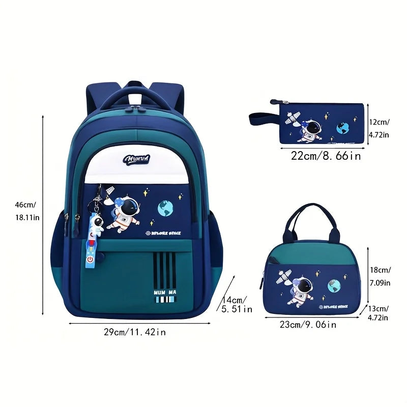 Lightweight Astronaut School Backpack for Kids & Teens