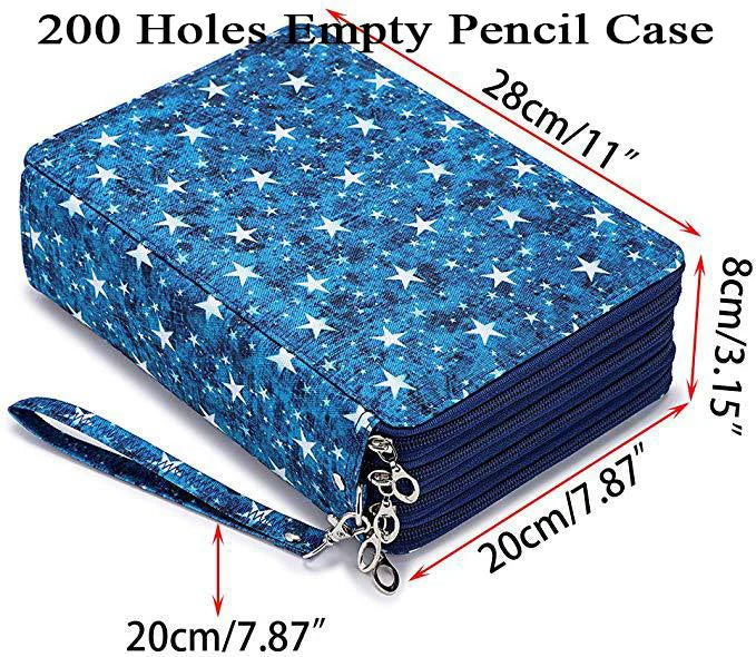 Large Capacity Multi-Slot School Pencil Case Organizer for Girls