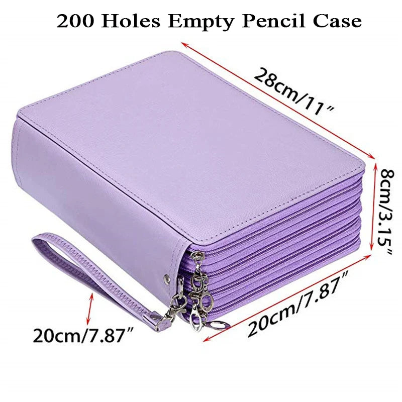 Large Capacity Multi-Slot School Pencil Case Organizer for Girls
