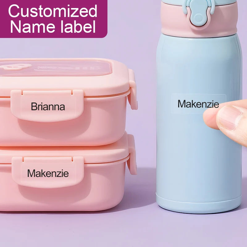 Custom Personalized Waterproof Name Stickers for Kids & School