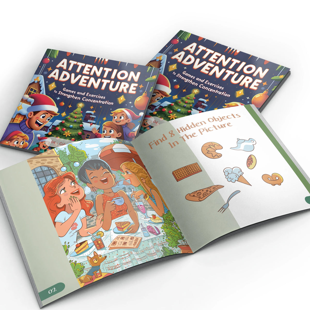 5-Pack Attention Adventure Books: Focus & Concentration Games