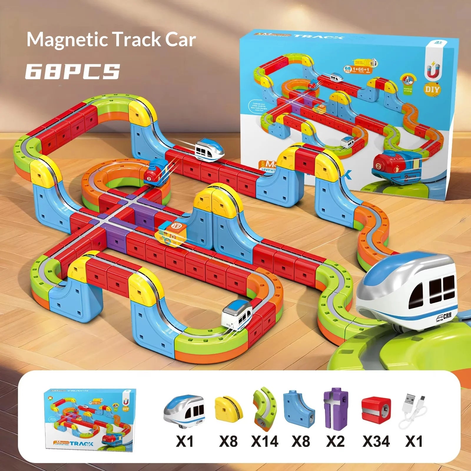 Anti-Gravity Electric Track Car Set