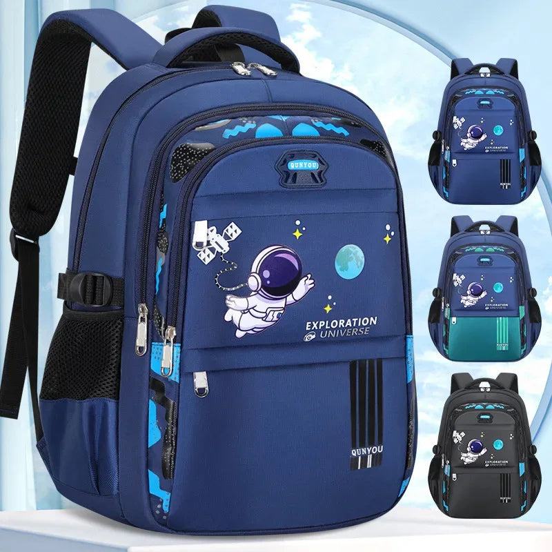 Waterproof Astronaut School Backpack for Boys