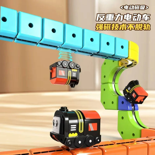 Anti-Gravity Magnetic Track Train Set