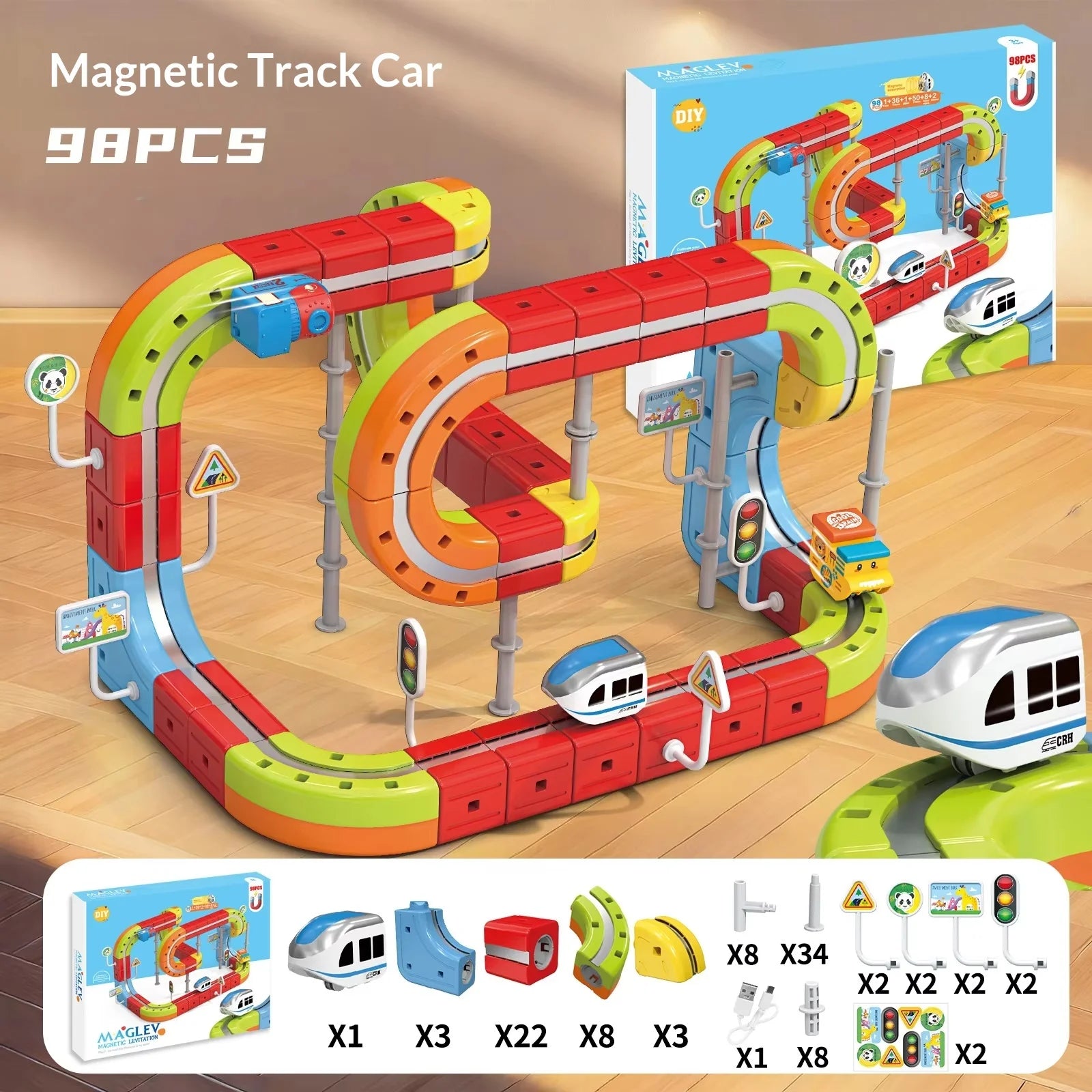 Anti-Gravity Electric Track Car Set