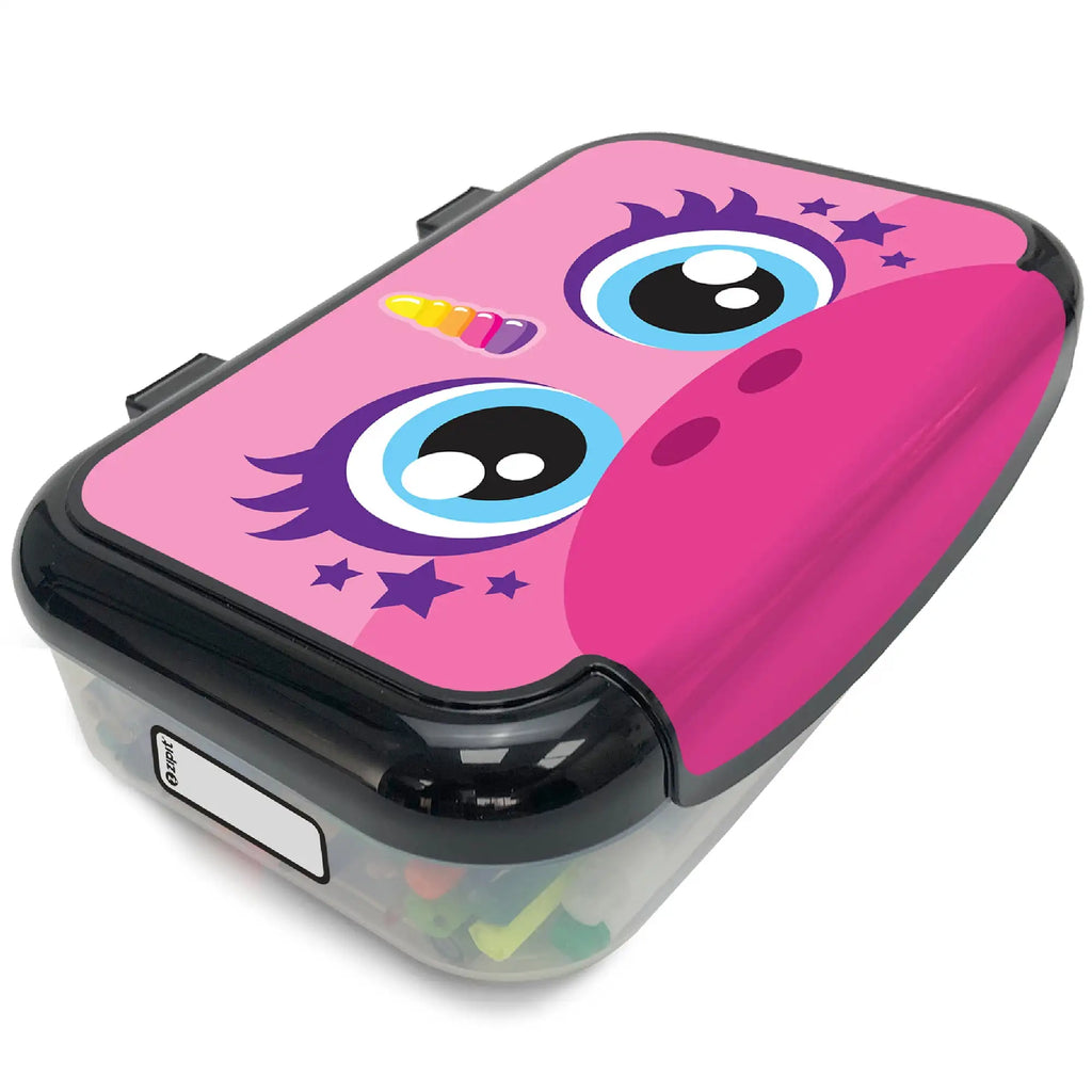 Large Capacity Pink Unicorn Pencil Box for Kids