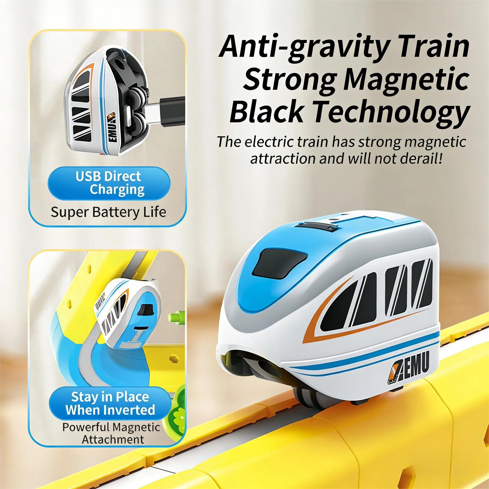 Anti-Gravity Electro - Magnetic Track Car