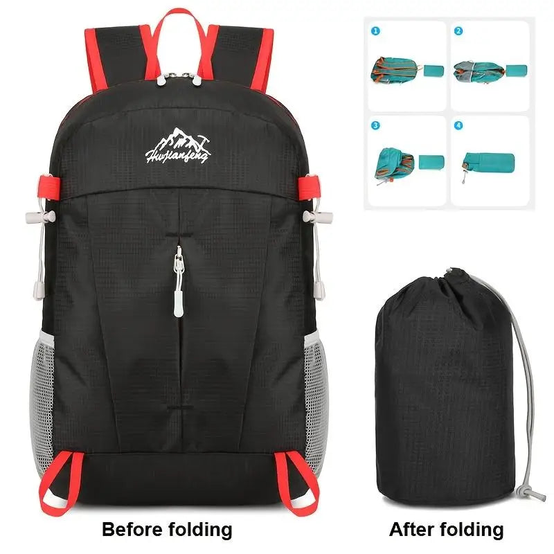Foldable Hiking & Travel Backpack 30L
