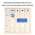 Montessori Wooden Logical Thinking Battle Board