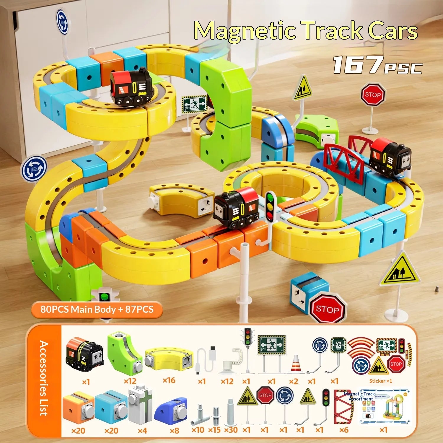 Anti-Gravity Electric Track Car Set