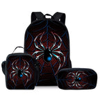 3D Spider Backpack 3-Piece Set for Boys & Girls
