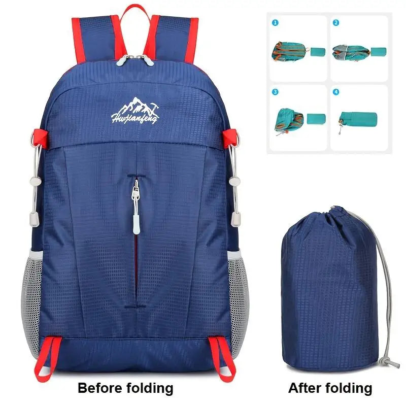 Foldable Hiking & Travel Backpack 30L
