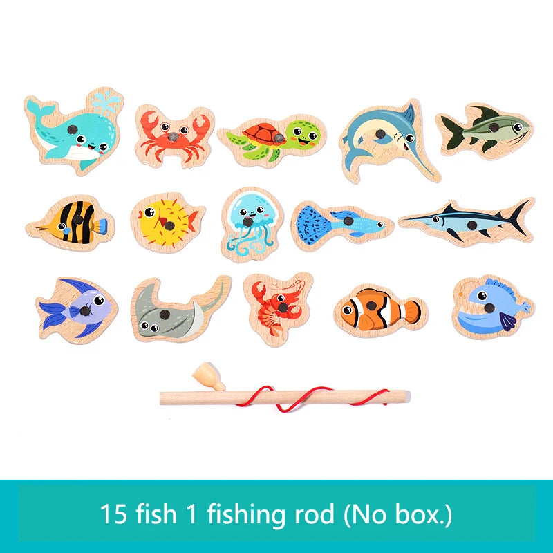 Under the Sea Wooden Fishing Toy