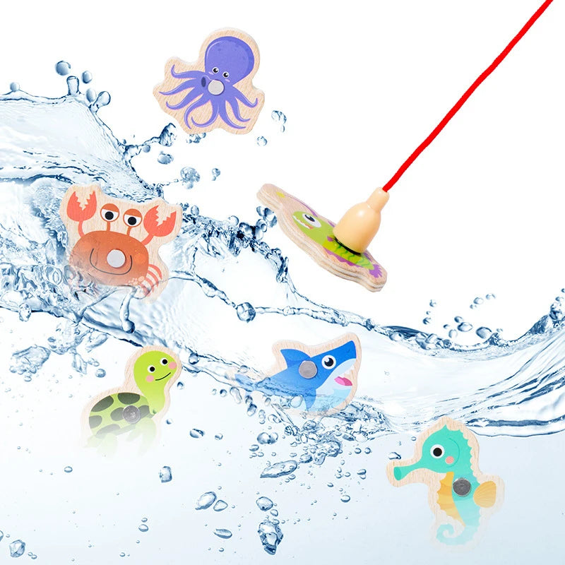 Under the Sea Wooden Fishing Toy