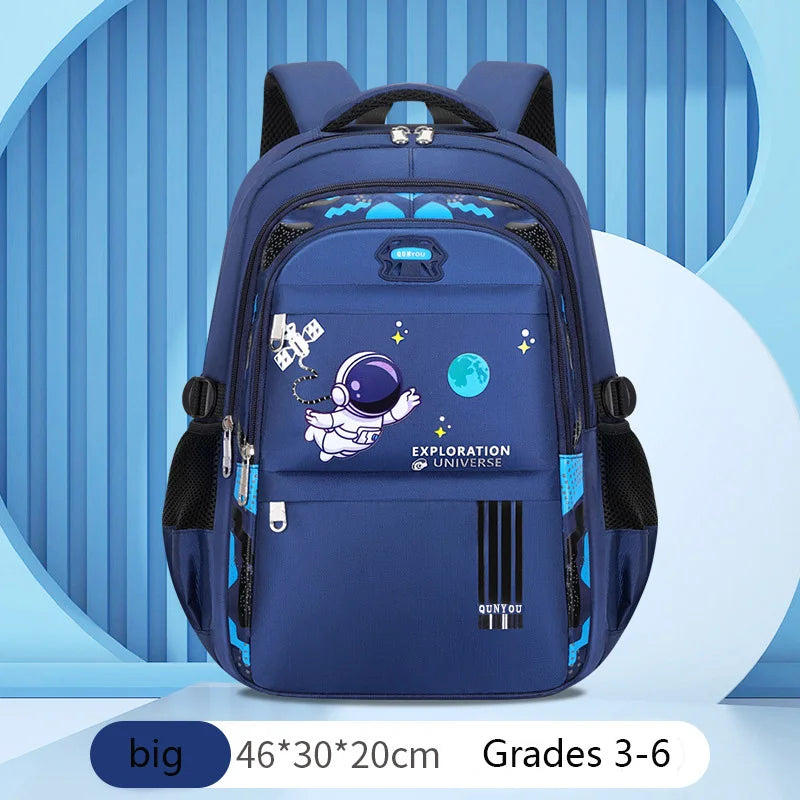 Waterproof Astronaut School Backpack for Boys