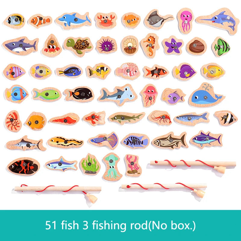 Under the Sea Wooden Fishing Toy