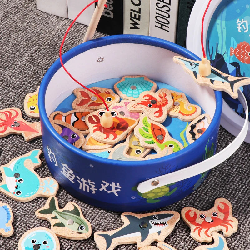 Under the Sea Wooden Fishing Toy