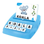 2-in-1 Matching Letter Spelling & Early Math Game for Kids