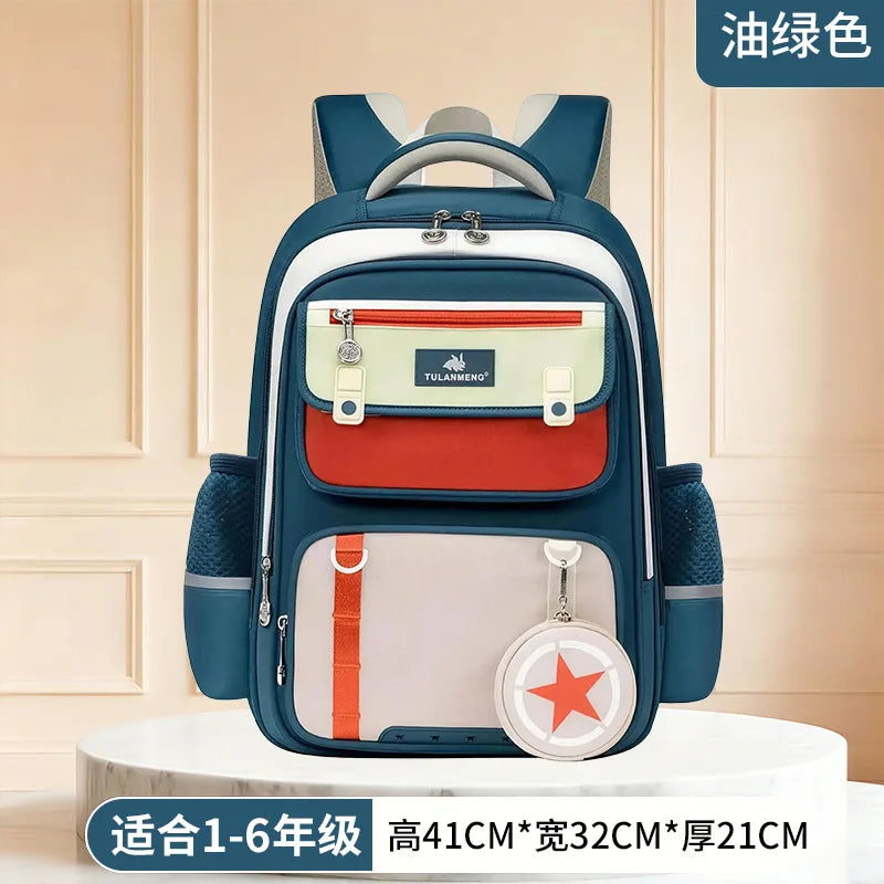 Waterproof Orthopedic Primary School Backpack