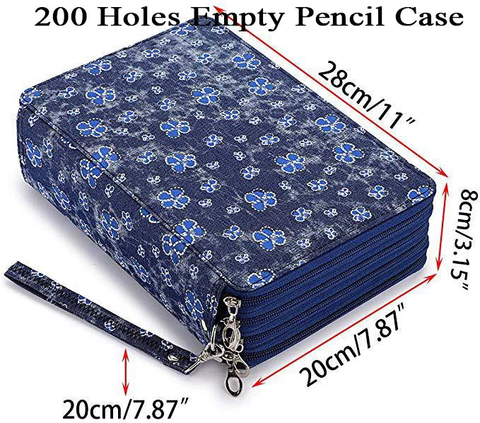Large Capacity Multi-Slot School Pencil Case Organizer for Girls