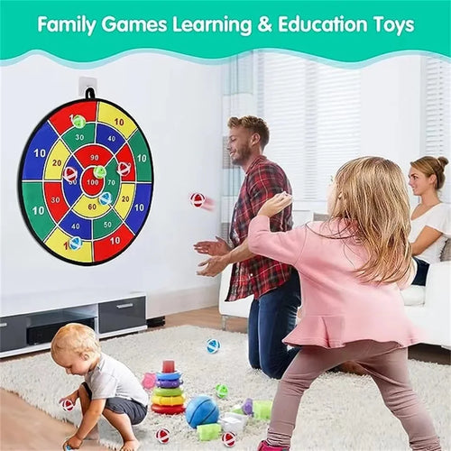 74cm Extra Large Sticky Ball Dart Board | Kids Math & Arithmetic Game