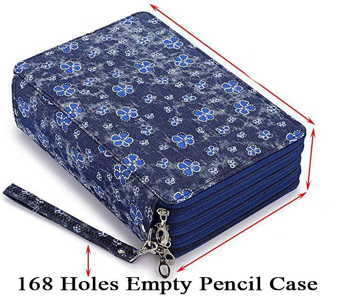 Large Capacity Multi-Slot School Pencil Case Organizer for Girls