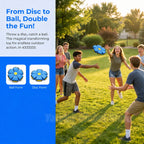 New Orange Flying Saucer Ball Magic Deformation Foot Pressure Decompression Vent Outdoor Sports Parent-Child Active Toy Kids Fun