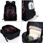 3D Spider Backpack 3-Piece Set for Boys & Girls