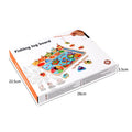 Montessori Wooden Math Busy Board – Counting, Shape Sorting & Magnetic Fishing Toy