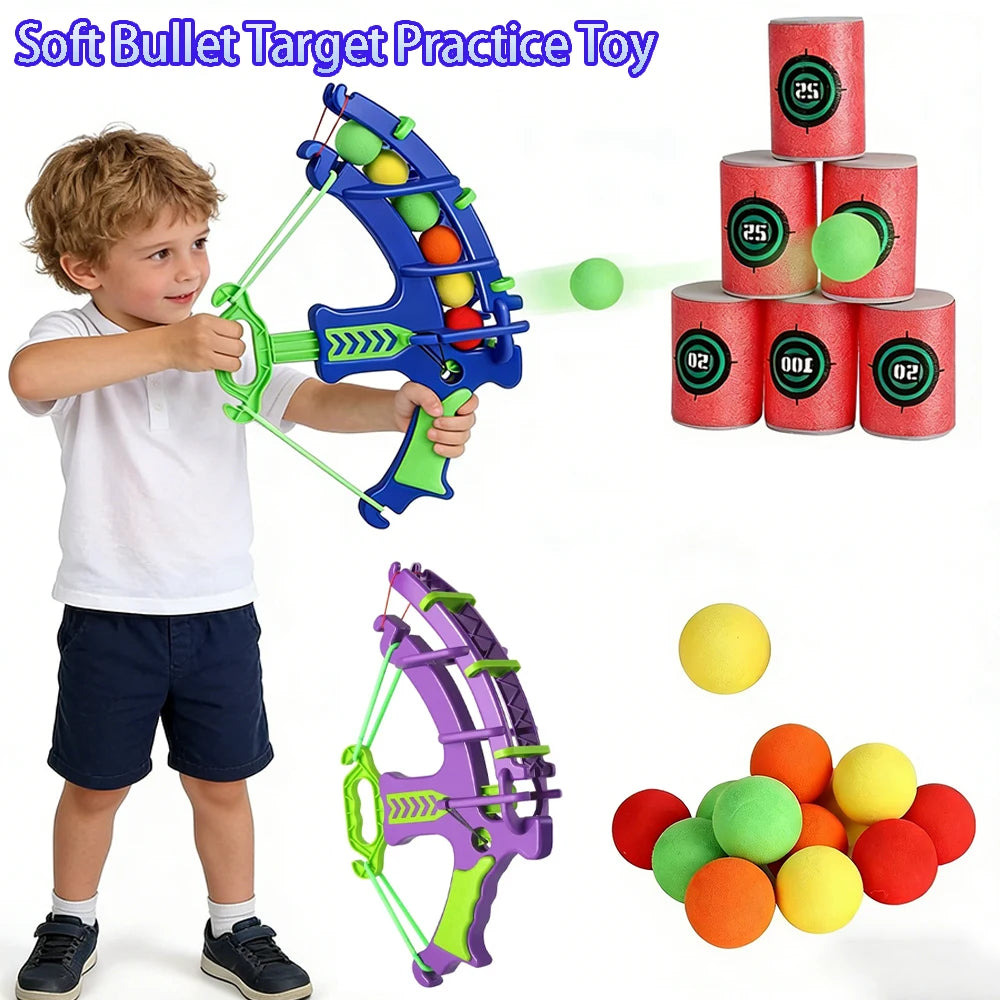 Kids Soft Bullet Shooting Target Toy – Educational Practice Game