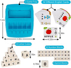 2-in-1 Matching Letter Spelling & Early Math Game for Kids