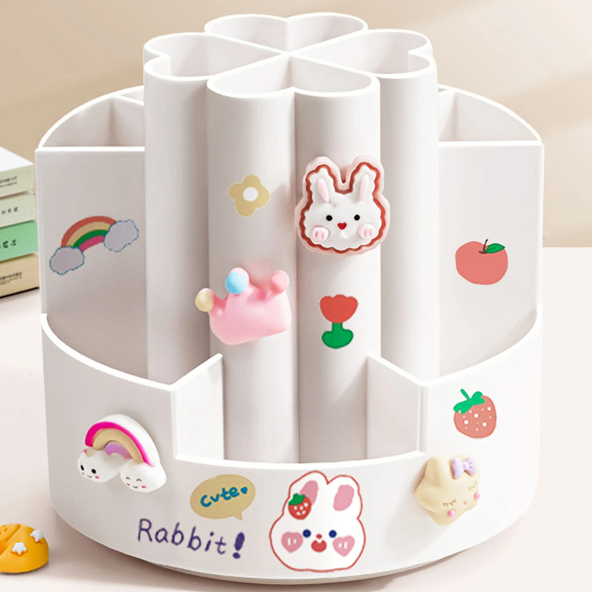 360° Rotating Desk Organizer & Pen Holder