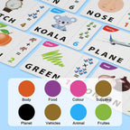 2-in-1 Matching Letter Spelling & Early Math Game for Kids