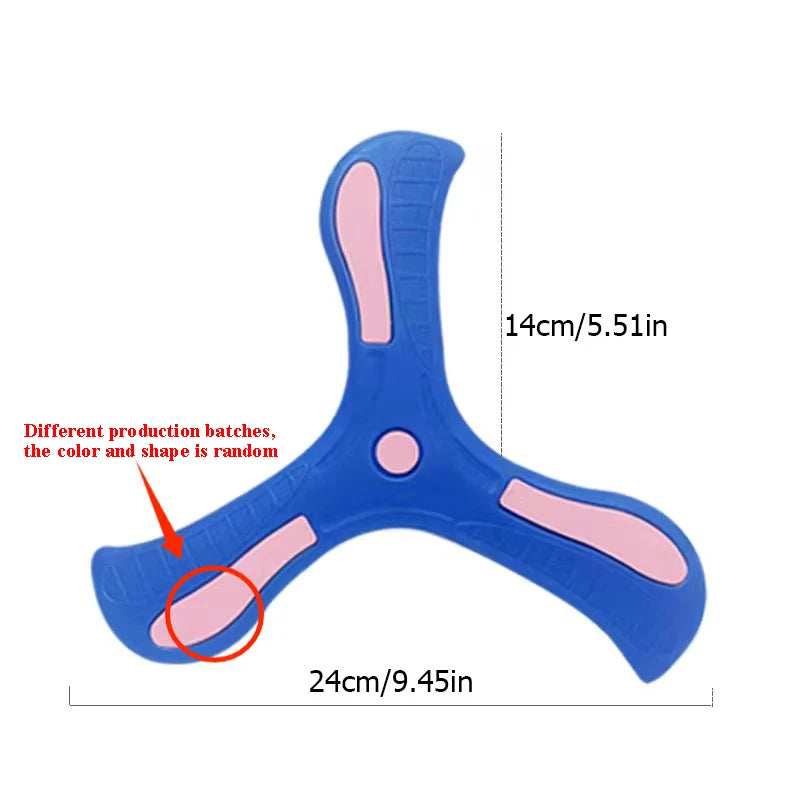 Soft EVA Boomerang Outdoor Flying Disc Toy for Kids